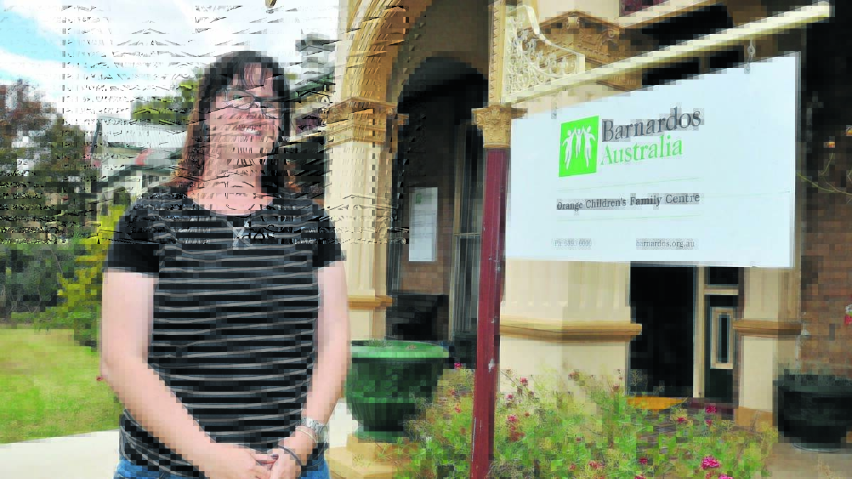 CALLING FOR HELP: Barnardos Australia Orange branch crisis short-term care case manager Samantha Coffey helps families whose children have been removed, to overcome safety issues so the children can be returned. Photo: JUDE KEOGH 
