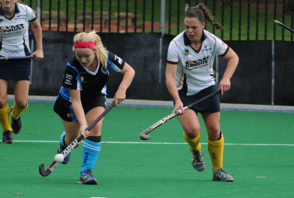 KINROSS-CYMS’ disastrous start to the 2014 women’s Premier League Hockey season has continued, going down to Lithgow Zig Zag 2-1 on Saturday. Photo: STEVE GOSCH