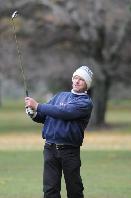 TOUGH WIN: Dave Chippendale (pictured) was able to beat Gavin Hassan in Sunday’s Country Club A grade match play championship final. Photos: STEVE GOSCH 0504sgcountry1