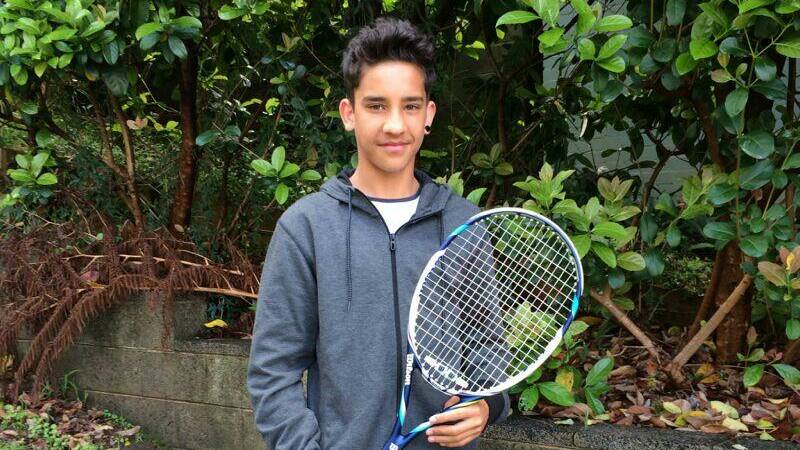 RACQUETEERING: Orange native Ceejay Ah-See now attends school at the ITS, and will compete at the Auckland Junior Open next month.