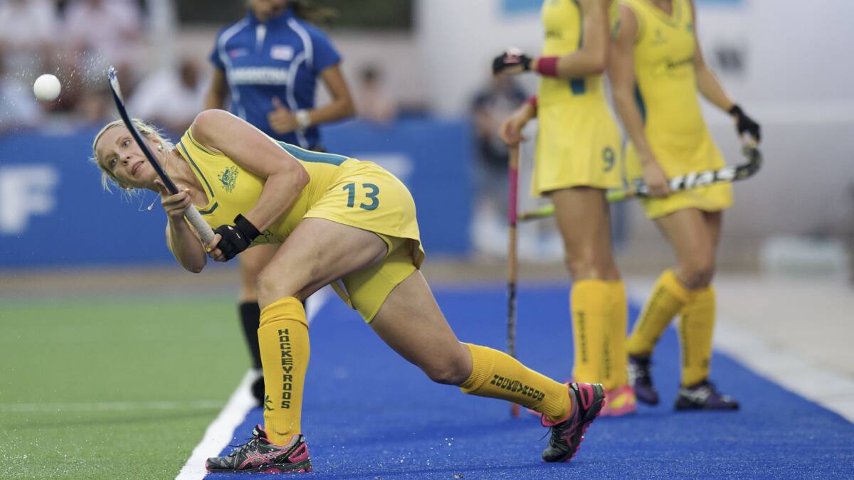 NATIONAL SELECTION: Edwina Bone retained her spot in the Hockeyroos' side to compete at the Champions Trophy later this month.
