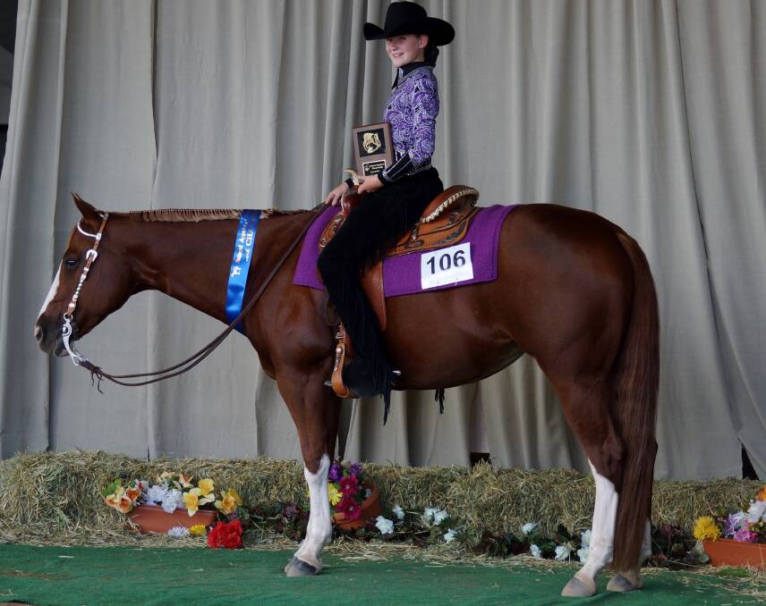 TOP PAIR: Orange's Holly Gutterson and Ampleur Li'l Leaguer won two national titles recently. Photo: CONTRIBUTED