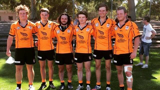 COUNTRY BOYS: Central West's NSW Country Colts representatives; (from left) Craig Ticehurst, Riley Byrne, Adam Perri, Tom Fisher, Daniel Sweeney and Logan Brockmann.
