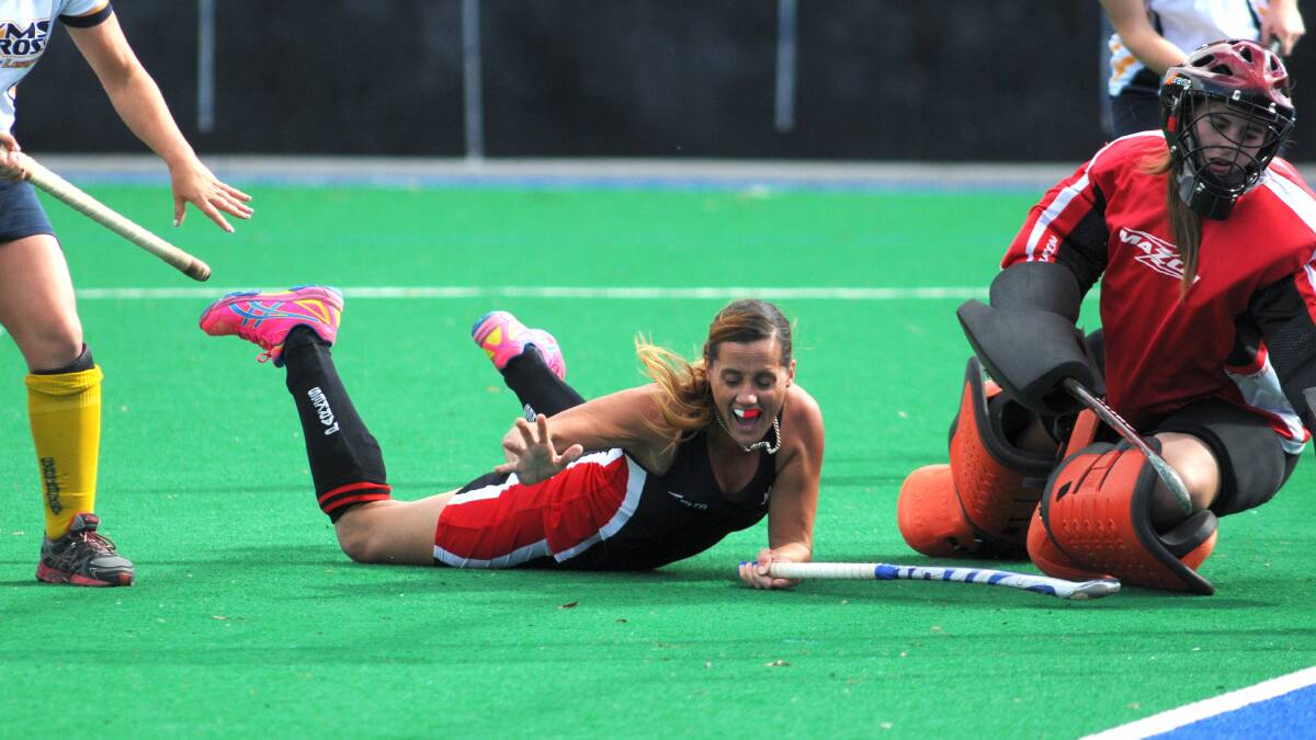 Visitors proved too strong at the Orange Hockey Centre on Saturday