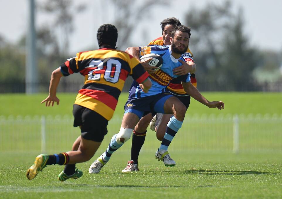 LEADER: Orange City’ Terry Brown was great for the Central West colts on both days of the NSW Country Rugby Championships. PHOTO: COL BOYD