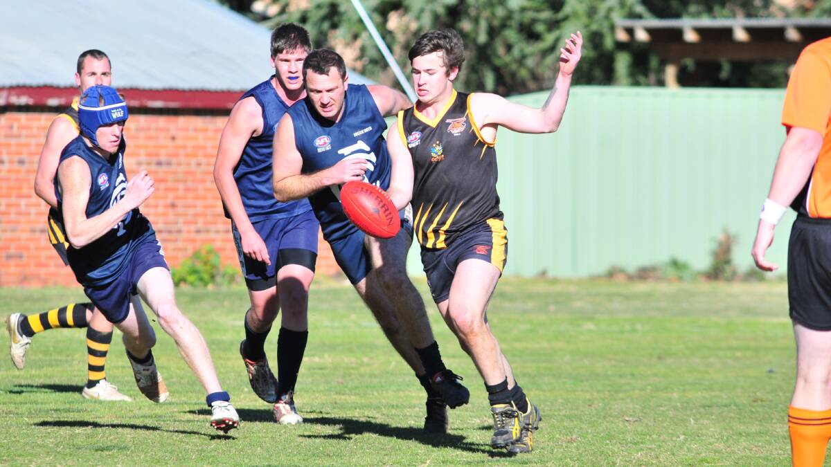 MISSING IN ACTION: Tigers' star midfielder Michael Rothnie will miss today's clash with Cowra. Photo: JUDE KEOGH 0817afl3