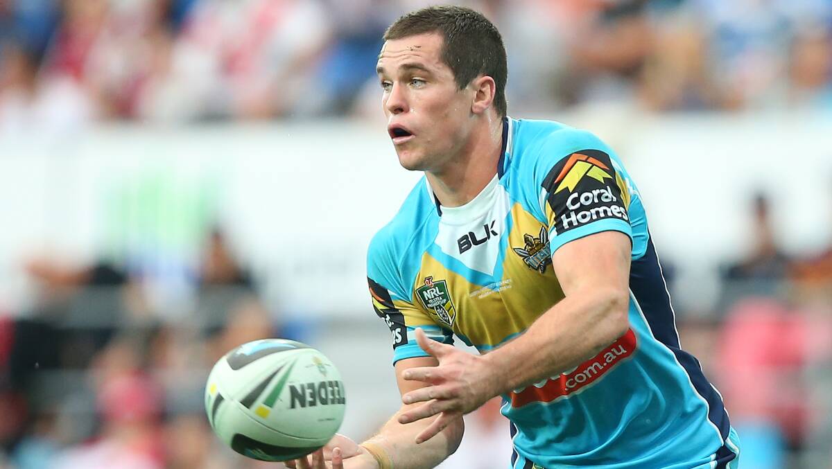 NO WORRIES: Orange's Daniel Mortimer says he's still happy at the Gold Coast Titans. Photo: GETTY IMAGES