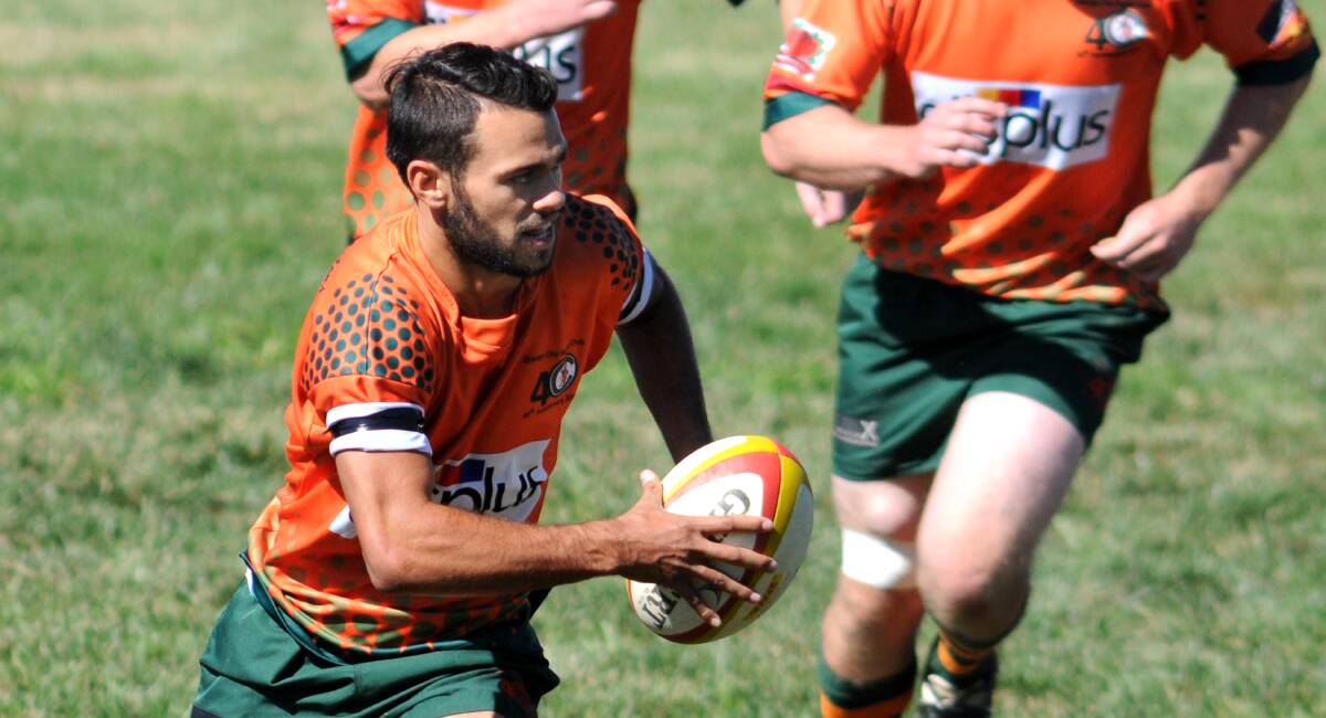 WING ATTACK: Orange City's Terry Brown will play a big role for Central West at the NSW Country Colts Championship this weekend. Photo: STEVE GOSCH 0223sgrugby1