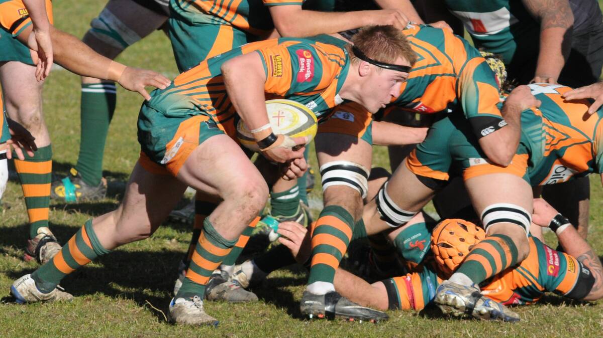 POTENTIAL NAIL-BITER: Gus Brotherton and his Orange City teammates enjoy a home preliminary final tomorrow, but based on numbers, the Lions and Orange Emus go into the clash on an even keel. Photo: STEVE GOSCH 0823sgrugby10
