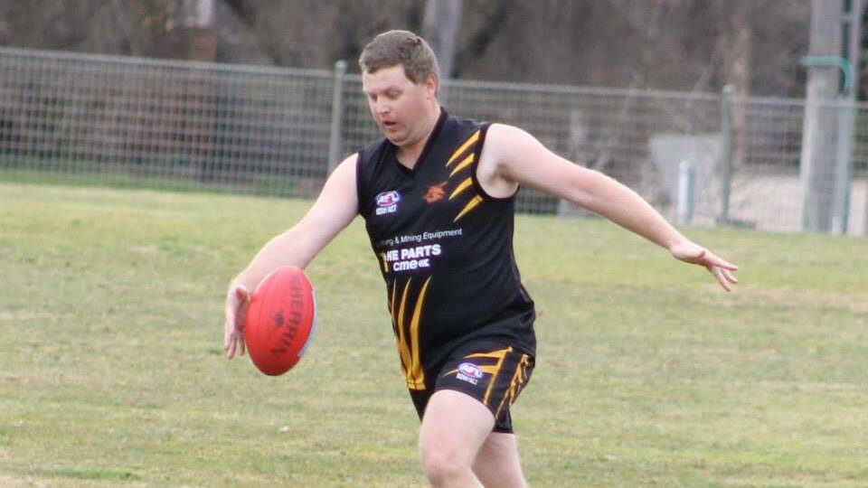 STAR: Tigers reserve grade fullback Matt Tabbernor was one of Orange's best in its 30-point win over Bathurst on Anzac Day.