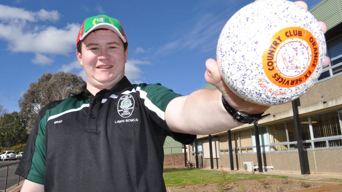 KEEP ROLLING: Brad Roberts has been selected in the Western Area triples to play in Wagga next month. Photo: NICK McGRATH 0728nmbowls1