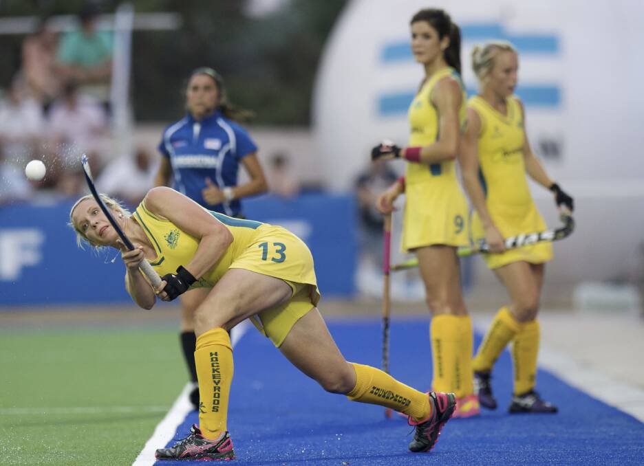 BONE TO PICK: Orange's Edwina Bone and her Hockeyroos will kick off their Olympic preparations against China in Sydney tonight. Photo: GETTY IMAGES