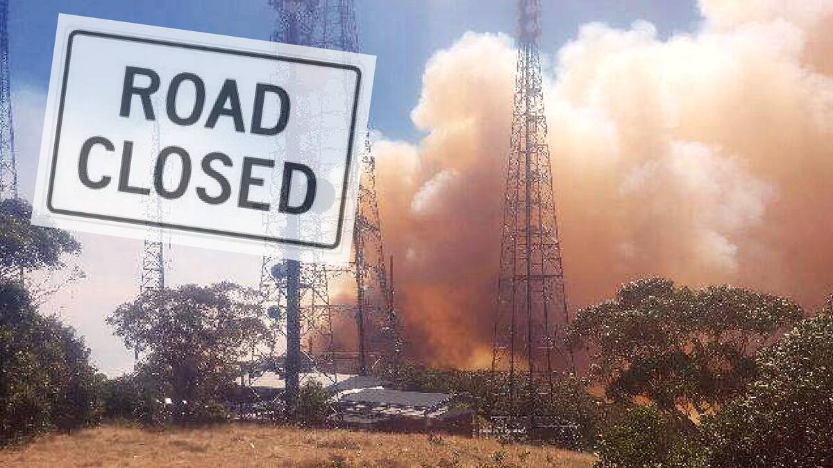 Current Mount Canobolas fire-related road closures