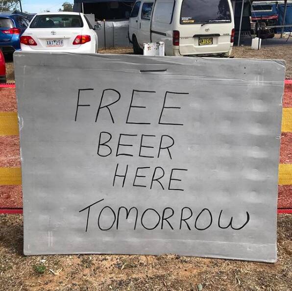 The weird and whacky sign writers of Mt Panorama