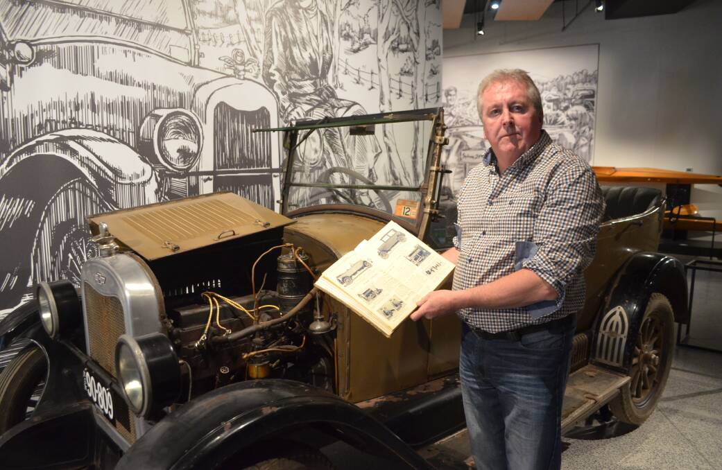 COMPREHENSIVE: Thanks to a diary and photos by the Hartley family, Dave Perry said this 1926 Chevrolet had one of the most comprehensive stories of any vintage car.