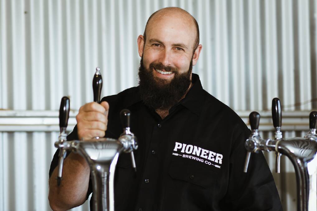 CRAFTING A PATH: Pioneer Brewing Co's Peter Gerber is ready to start brewing. Photo: SUPPLIED