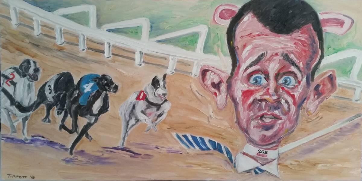 BALD ARCHY: Mark Tippett's Electorate Stakes with Mike Baird as the lure.