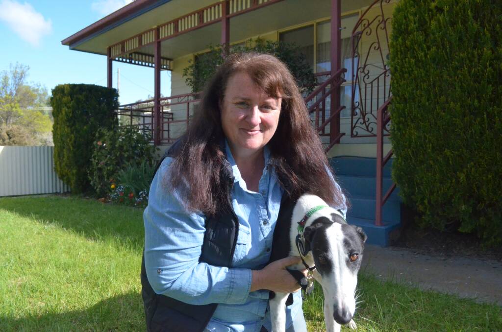 Leanne Pearce pictured with Bonnie, she says if owners love their dogs, $1500 compensation from government should not matter. Photo: DECLAN RURENGA 0927dradopt1