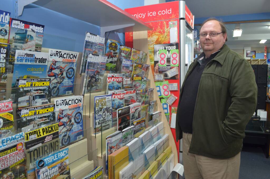 FAREWELL: Apple City Newsagent will close with owner David Tandy to spend time with family. Photo: DECLAN RURENGA 