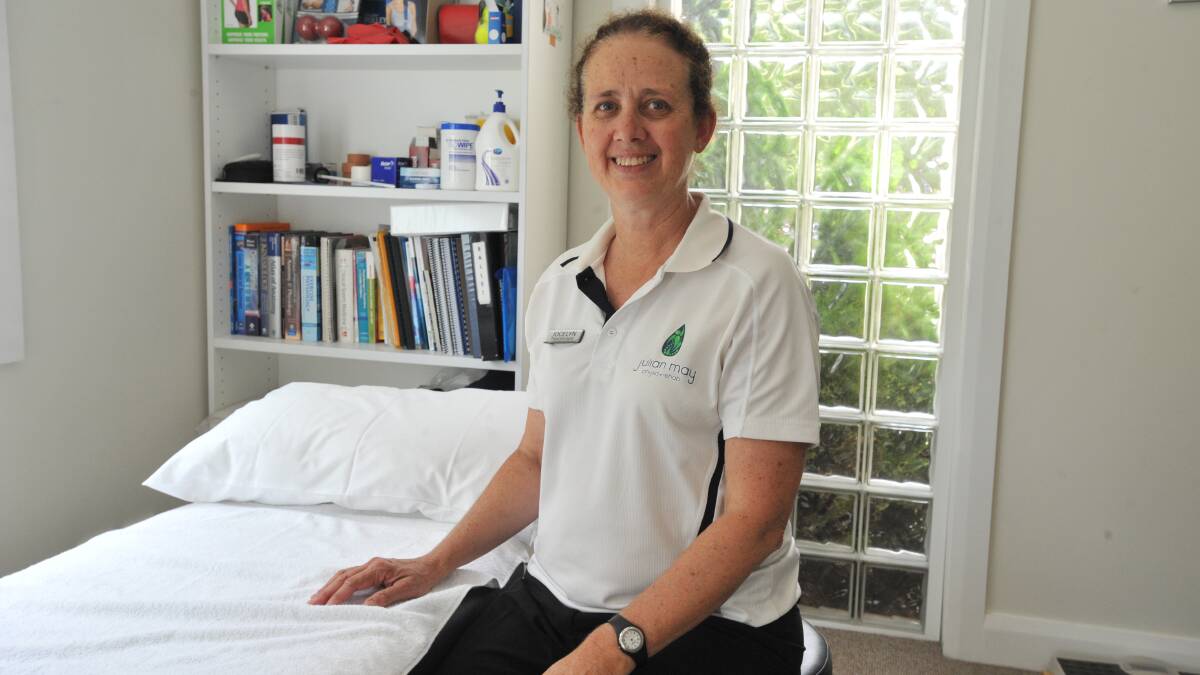 BACK IN BUSINESS: Physio Jocelyn Wood has returned to Orange at Julian May Physio and Rehab. 