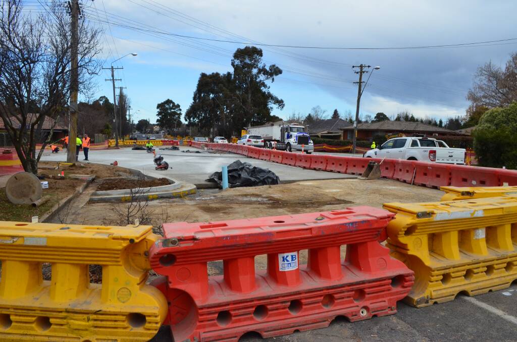 ONE WAY: The Woodward and Moulder St intersection may be re-opening next week.