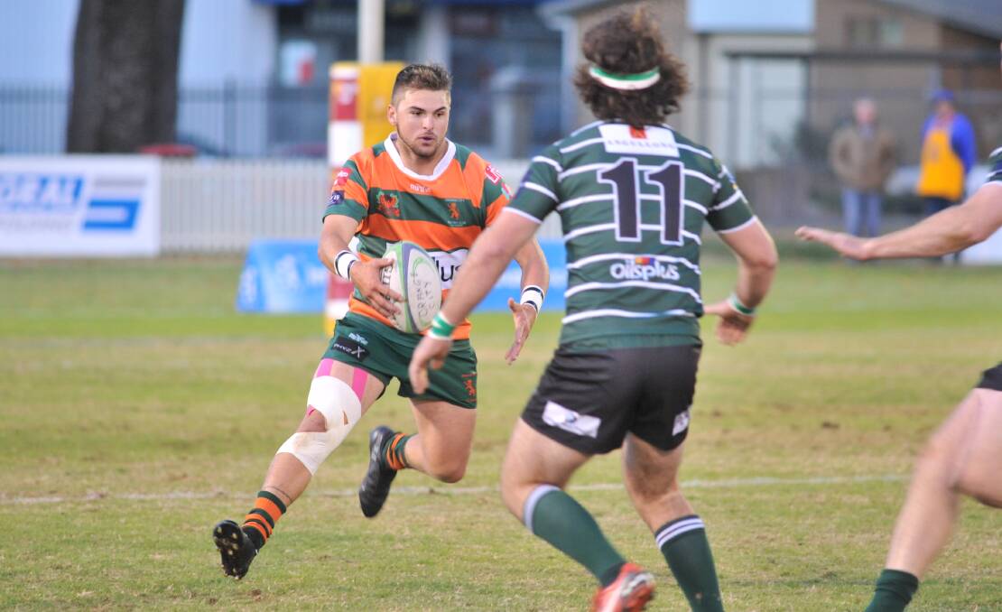 RETURNING STAR: Keegan Harding's (pictured) return to Orange City's No.10 jersey is a timely one, after Jackson Coote's injury. Photo: JUDE KEOGH