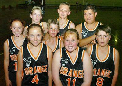 The Central West/Orange Basketball team are all smiles after finishing third at the Special Olympics NSW basketball championships for the intellectually disabled. Pictured are (front) Bernadette Barden, Rachael Speechley, (middle) Eliza Barden, Troy Speechley, Josh McLeay, (back) Greg Porter, Mitchell Mavrak and Shaun Varehov.