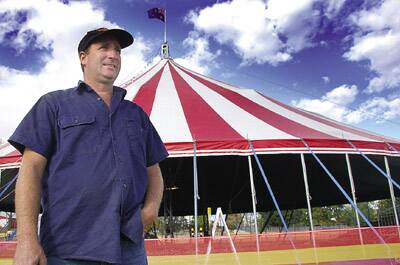 ROLL UP: The Eroni's Circus' Tony Maynard says his circus will pack as much as possible into its timeslot at the Orange Show this weekend.