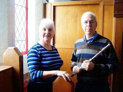 SONGS TO SWOON FOR: Margaret Balsom and Dennis Dorwick will perform at ‘Swoon for the Bells’ in Holy Trinity Church on Friday night. Photo: OLIVIA SARGENT