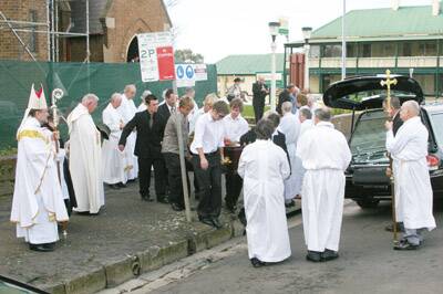 Well loved local priest and agricultural media identity Fred Sugden was farewelled by family, friends and church officials at Holy Trinity Anglican Church.