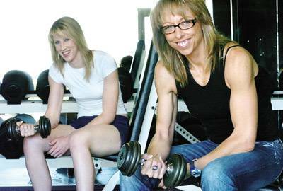BODY OF WORK: Orange's Mel Bradley (left) and Cathy Mackenzie will compete in Saturday's World National Body Building and Fitness Federation City versus Country Challenge.