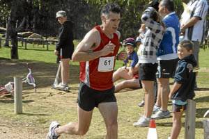 BEST FOOT FORWARD: Rod Draper will be hoping for a strong run in this year’s half-marathon at the Colour City Running Festival on Sunday.