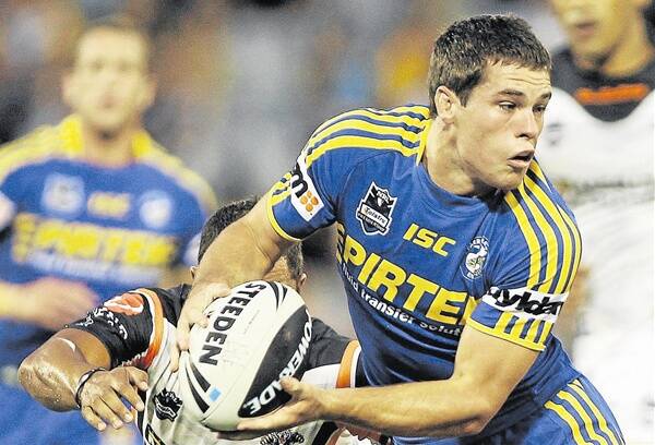 MIXED START: Daniel Mortimer is enjoying the challenge at a new-look Parramatta Eels in 2011. Photo: GETTY IMAGES