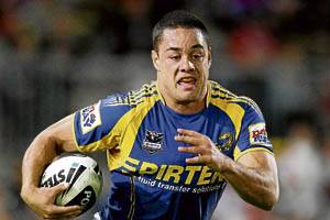 STAR POWER: Parramatta flyer Jarryd Hayne will join Eels teammates in Orange on Friday for an open training session and touch football match.