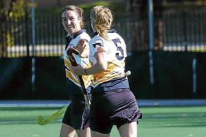 EXPERIENCE: Kinross-CYMS will welcome Kate Pulbrook (left) back into the fold for next year’s Premier League Hockey competition.