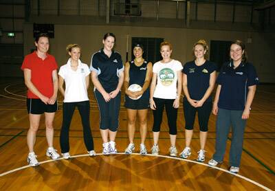 NEW FACES: Robin Hood has picked up a number of new players for the 2010 season including (from left) Narelle Walsh, Emily McWhirter, Sinead Bradley, Kellie Watson, Bindy Irwin, Kate Lawson and Gabrielle Miller.