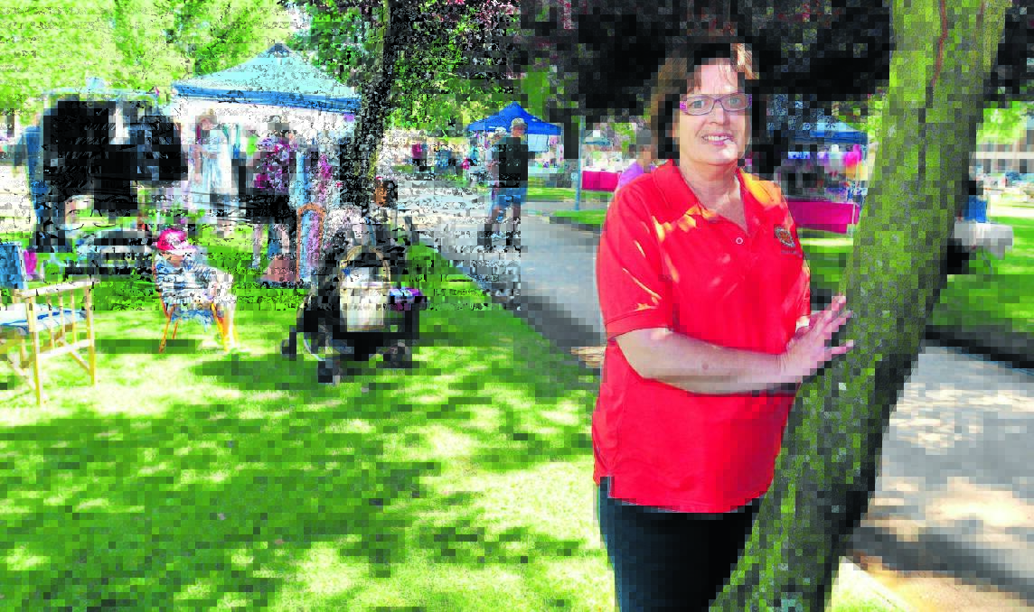 NEW LIFE: Rotary Club of Orange president Allyson Tilston says the club is looking forward to renewed interest in the weekly markets with a permanent move to Robertson Park following council approval. Photo:JUDE KEOGH                                                                                            1215markets3