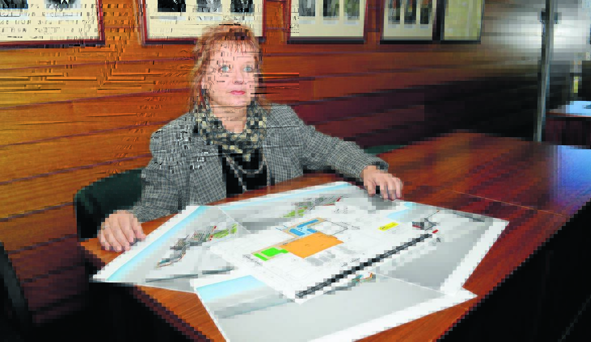 CAR PARK STALLS: Orange City Council corporate and commercial services director Kathy Woolley.