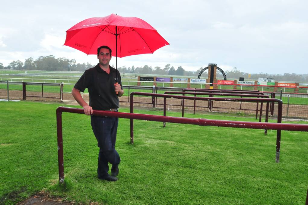 DAMPENED SPIRITS: Racing interim CEO Daniel Brincat couldn't hide his disappointment after Towac Park's TAB meeting was cancelled again. Photo JUDE KEOGH                       0305races1