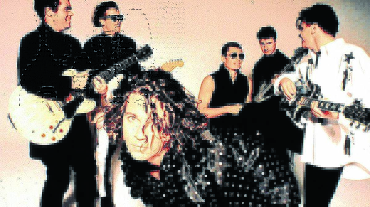 THE ORIGINALS: INXS with enigmatic frontman Michael Hutchence.