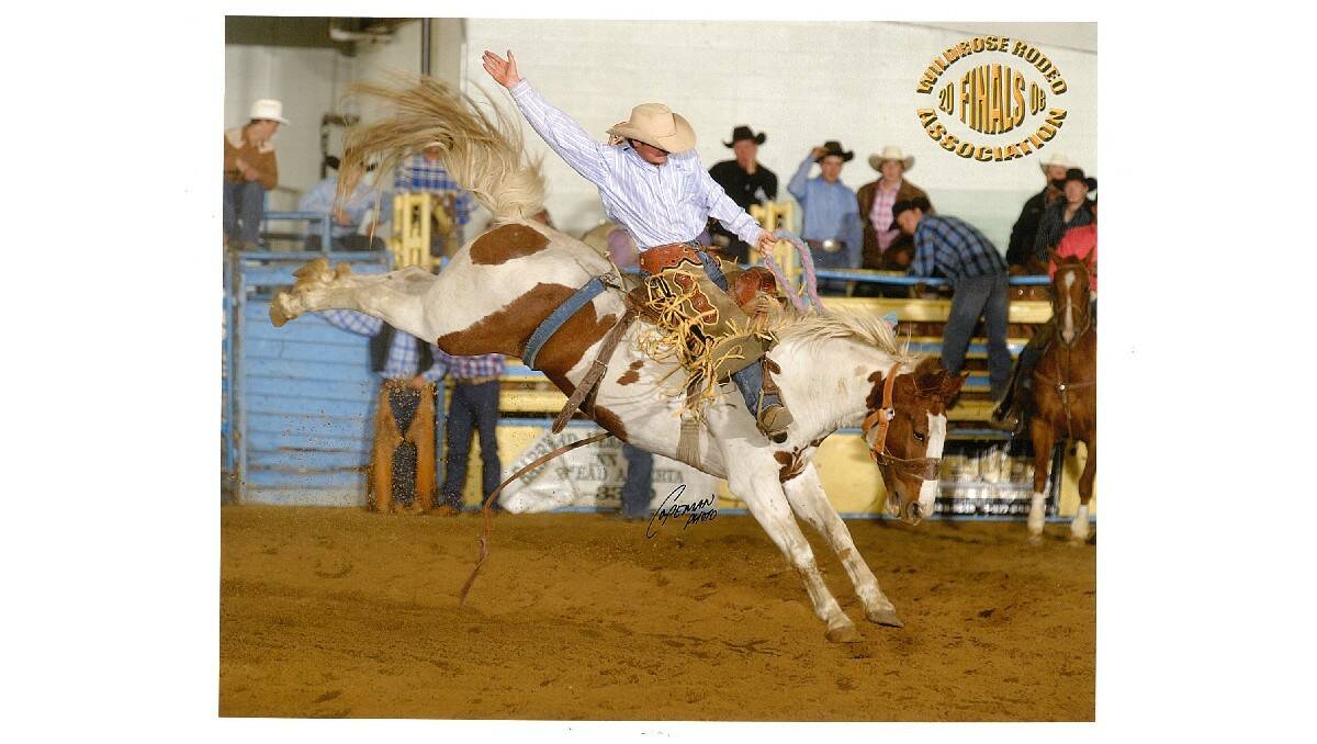 James Darmody will saddle up for the open bronc ride at the Orange Rodeo on Saturday, October 19