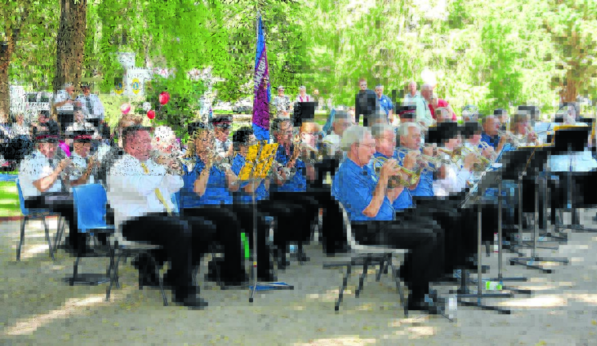 MUSIC ON MASS: The Massed Bands in Cook Park will be a family-friendly event at the upcoming annual Brass Celebration weekend on March 9 and 10. 