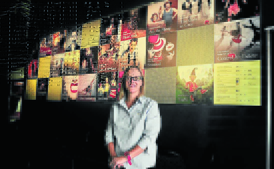 THE SHOW GOES ON: Orange City Council performing arts and venues manager Michelle Pearce is hoping for hundreds of bums on seats for every show booked this season. Photo: JUDE KEOGH					  0106theatre1