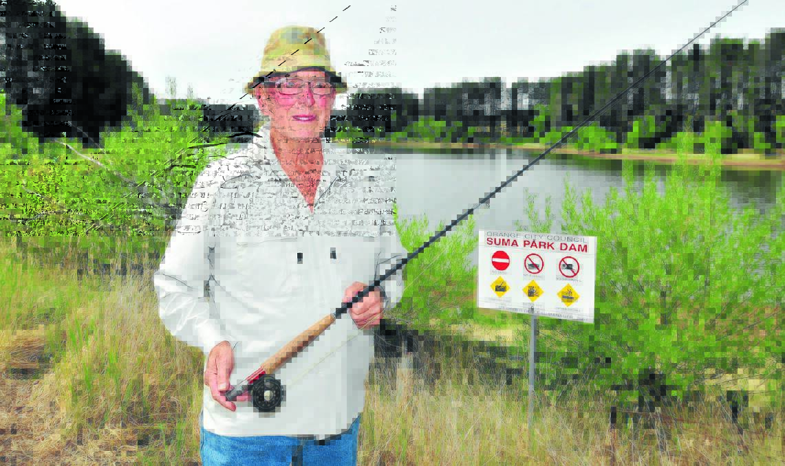 ANGLING FOR ACCESS: Orange Trout Acclimatisation Society secretary Kevin Laughton supports moves to allow fishing at Suma Park Dam and Spring Creek Dam to give anglers more places to go fishing. Photo: LUKE SCHYULER                                                                                                   0101lssuma1