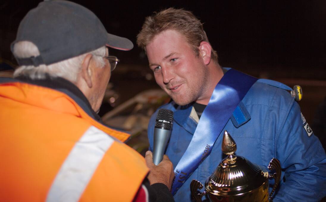 Lachlan Onley won the Super Sedans Grand Prix in Latrobe, Tasmania.
