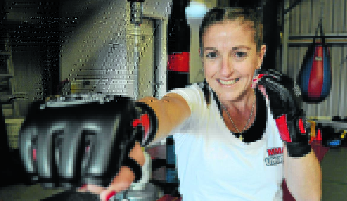 IN THE RING: Ginny Connors will take on cage fighting at the end of the month in Canberra.                    Photo: NICK McGRATH 0814nmMMA1