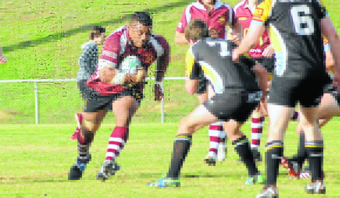 OLD HEAD: Parkes' Haemani Lavaka can match it with the young ones.