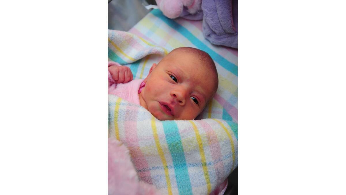 Kellis-Ellie Jade Sheehan, daughter of Kayla Whiley and Aaron Sheehan, was born on March 14.