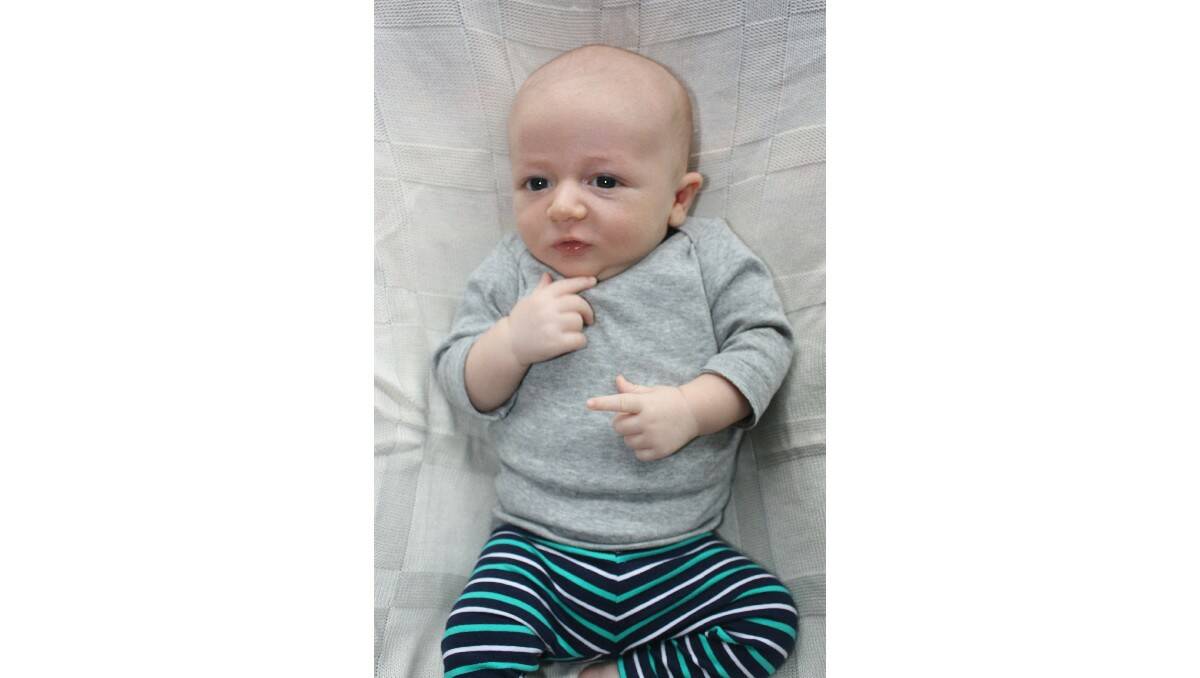 Elijah Matthew Baronson, son of Allan and Jade Baronson, was born on January 3.