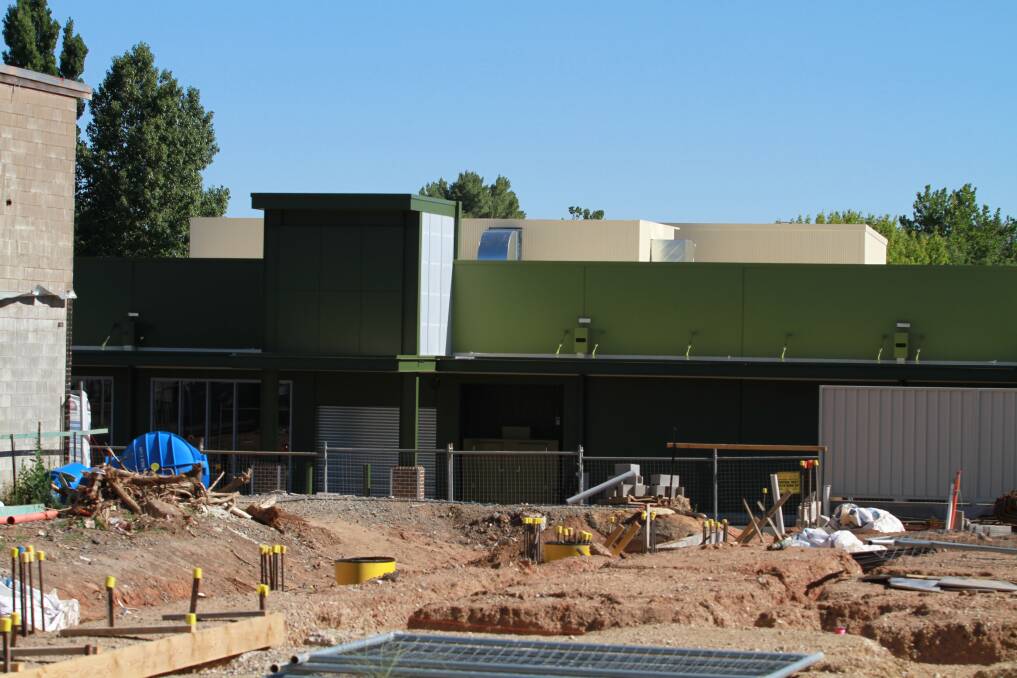 PROGRESS: The revamped Summer Centre under construction. Photo: JEFF DEATH